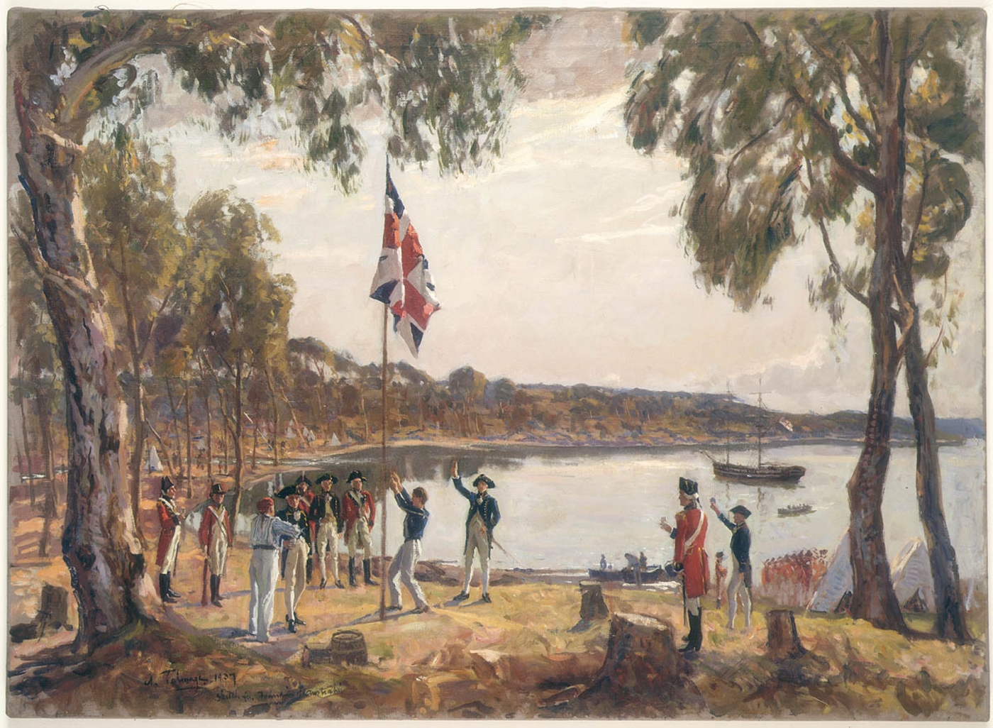 Raising the Union Jack